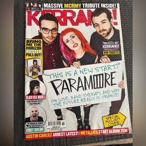🎸🖤 2013 Kerrang! Issue 1461 Paramore